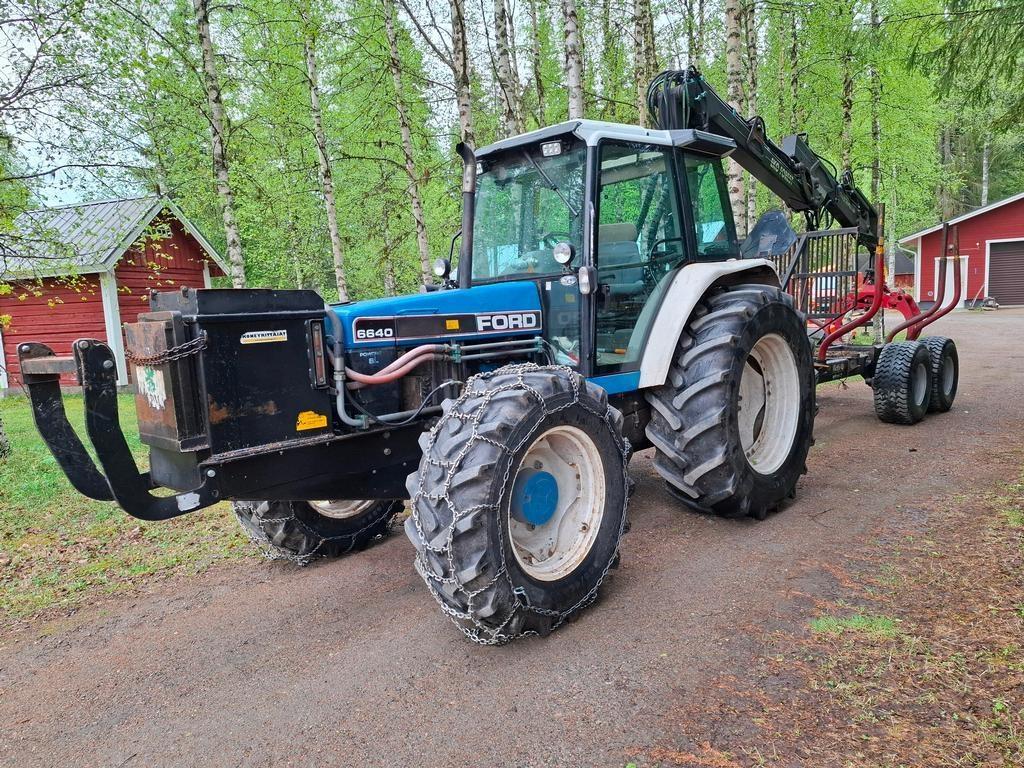 Ford 6640+EKOFOREST+TEMPO Gru e pale