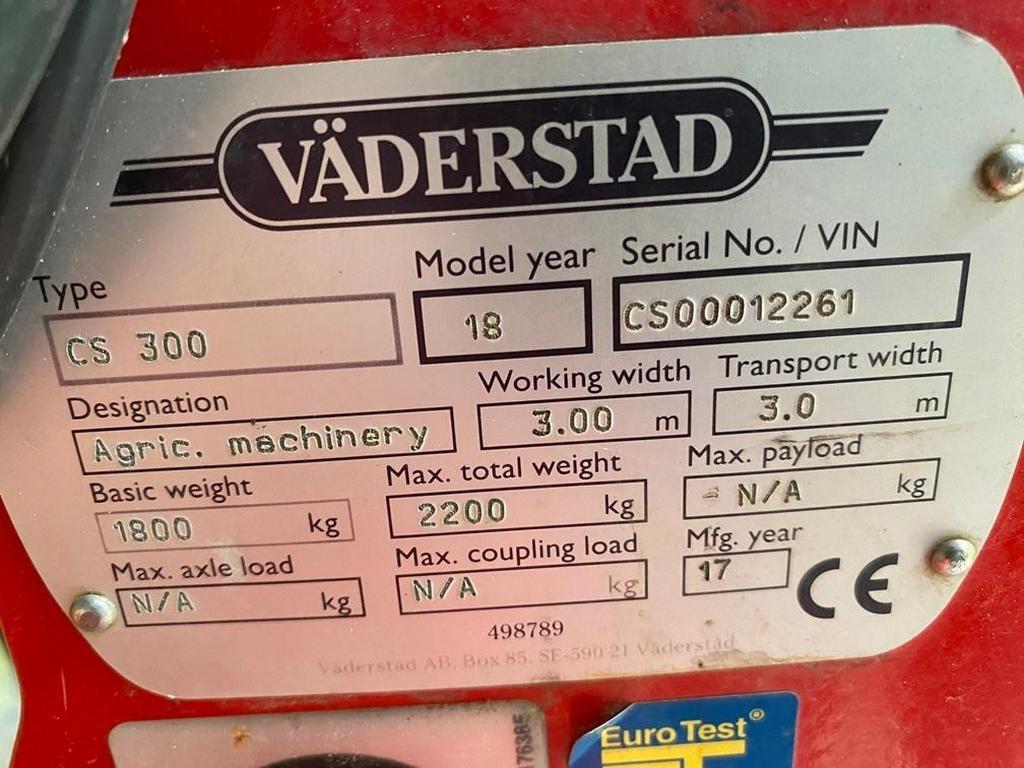 Väderstad CULTUS 300 Coltivatori