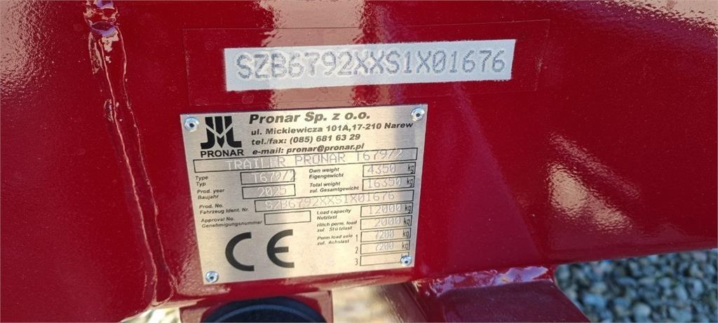 Pronar T679/2 ENTREPRENØRVOGN MED 2 KREDS HYDR. BREMSER Tipvogne