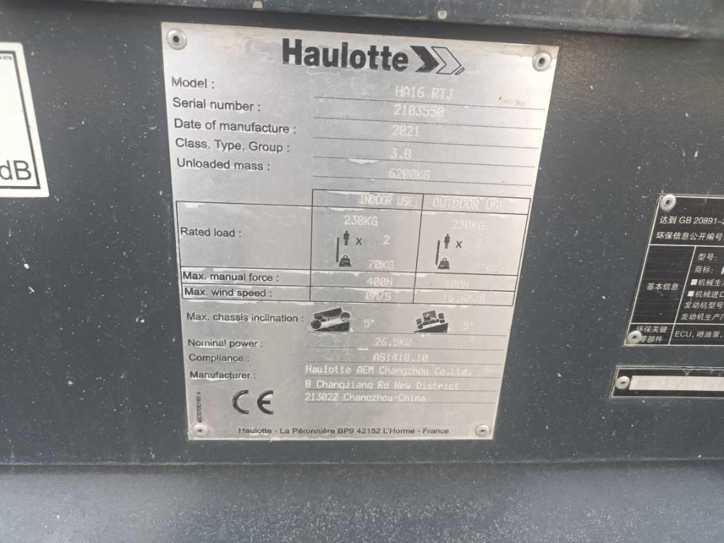 Haulotte HA16RTJ - 2103550 Plataforma de trabajo articulada