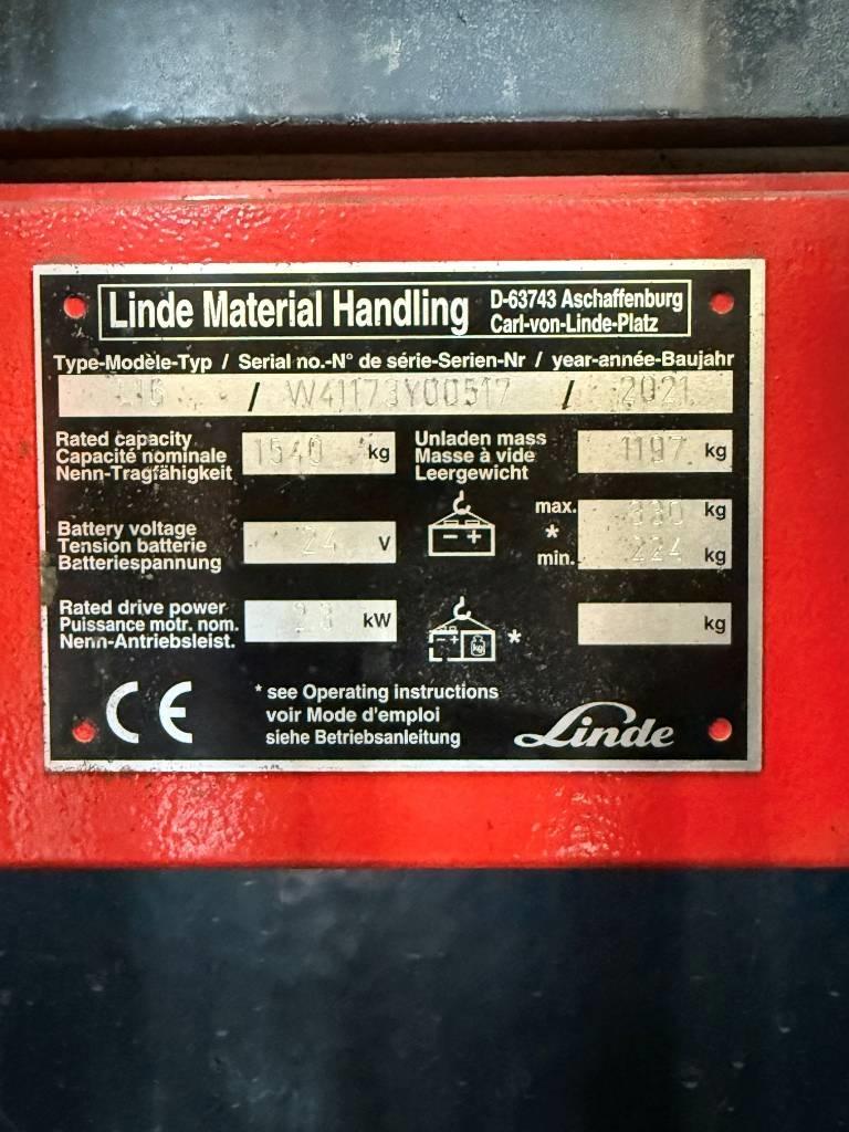 Linde L16APi/1173 Stand-in stackers