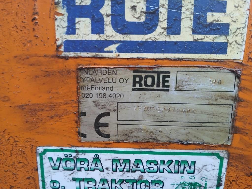 Rote 320 Nivelaura Lame spazzaneve e aratri