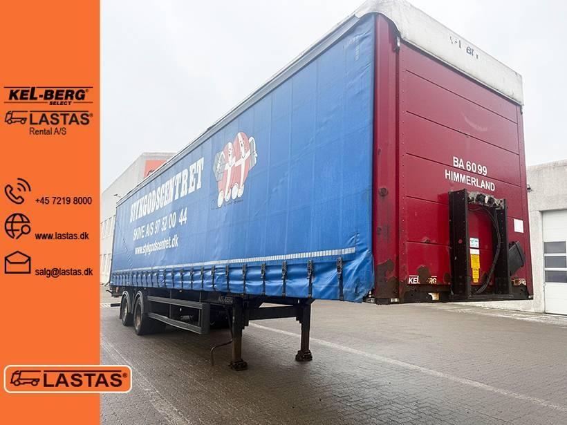 Kel-Berg 2 axle Curtainsider / Planenauflieger Curtainsider semi-trailers