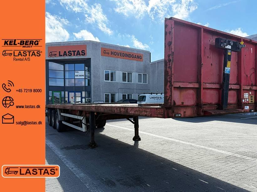Kel-Berg 3 axle Heavy-duty / Schwerlastauflieger Flatbed/Dropside semi-trailers