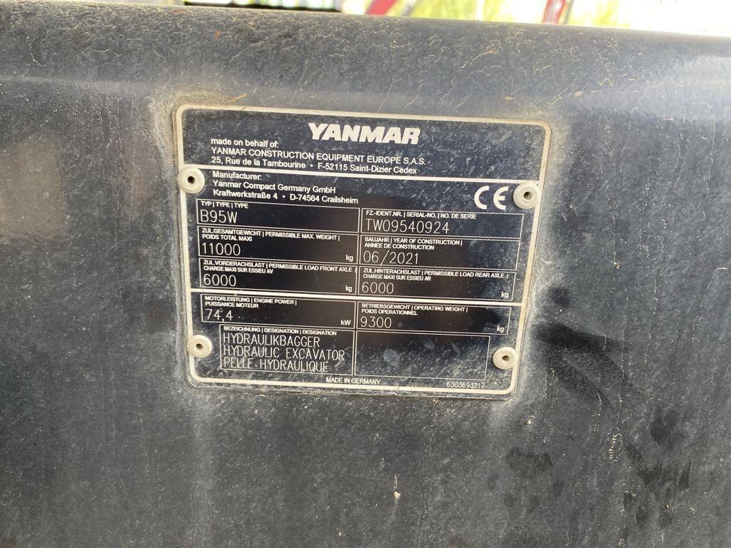Yanmar B95W Mobilbagger