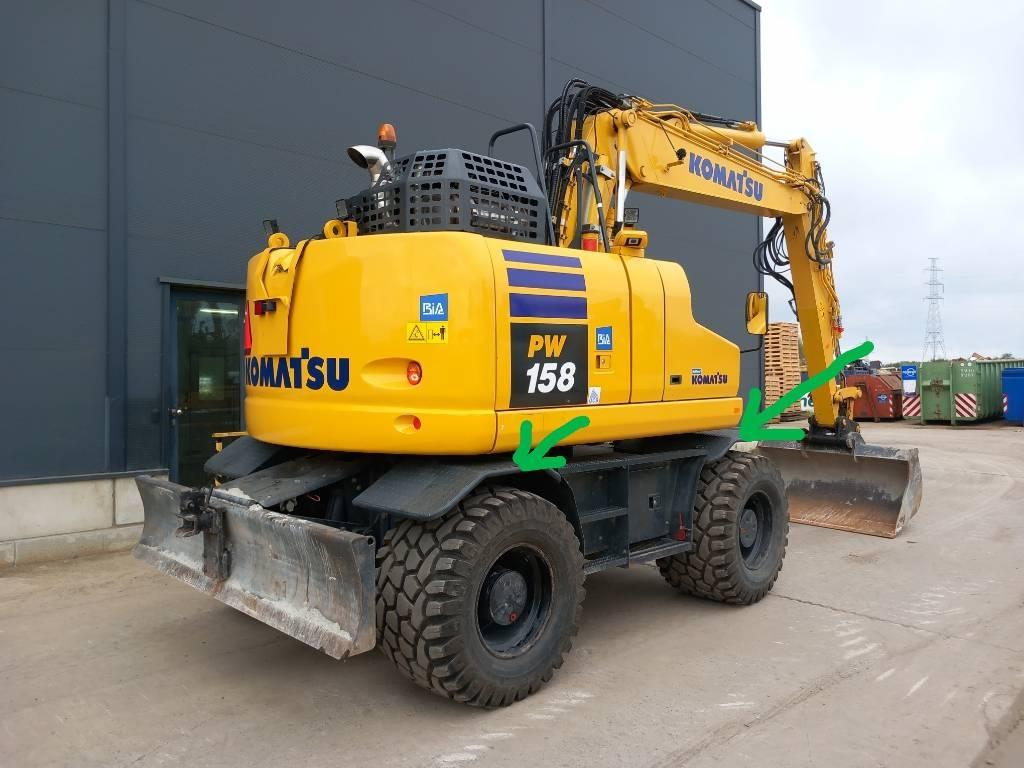 Komatsu PW158-11 MUDGUARDS Other components