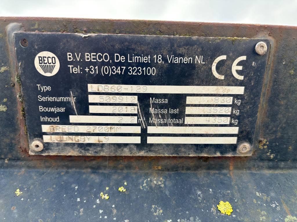 Beco jordskopa 2200 L, 2,70 m, St Bm Skopor