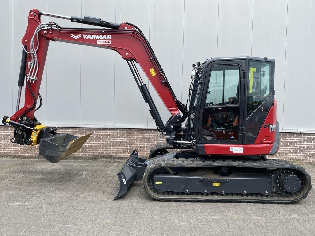 Yanmar SV100-7 incl. vaste Engcon (serv. 58382) Midibagger 7t - 12t