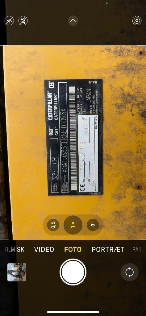 CAT 335 F L CR Gravemaskiner på larvebånd