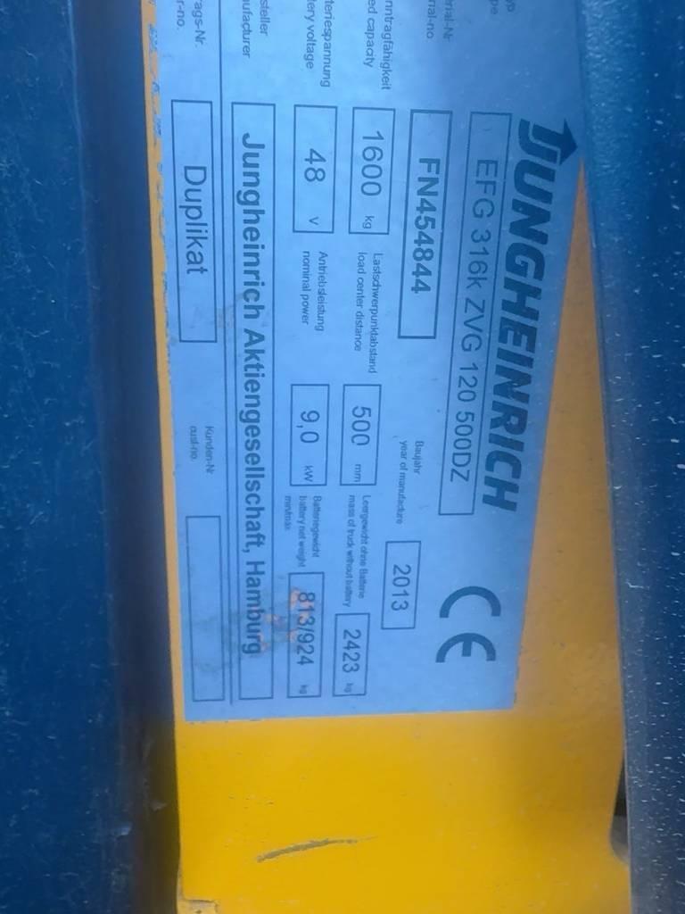 Jungheinrich EFG 316 K Elmotviktstruckar