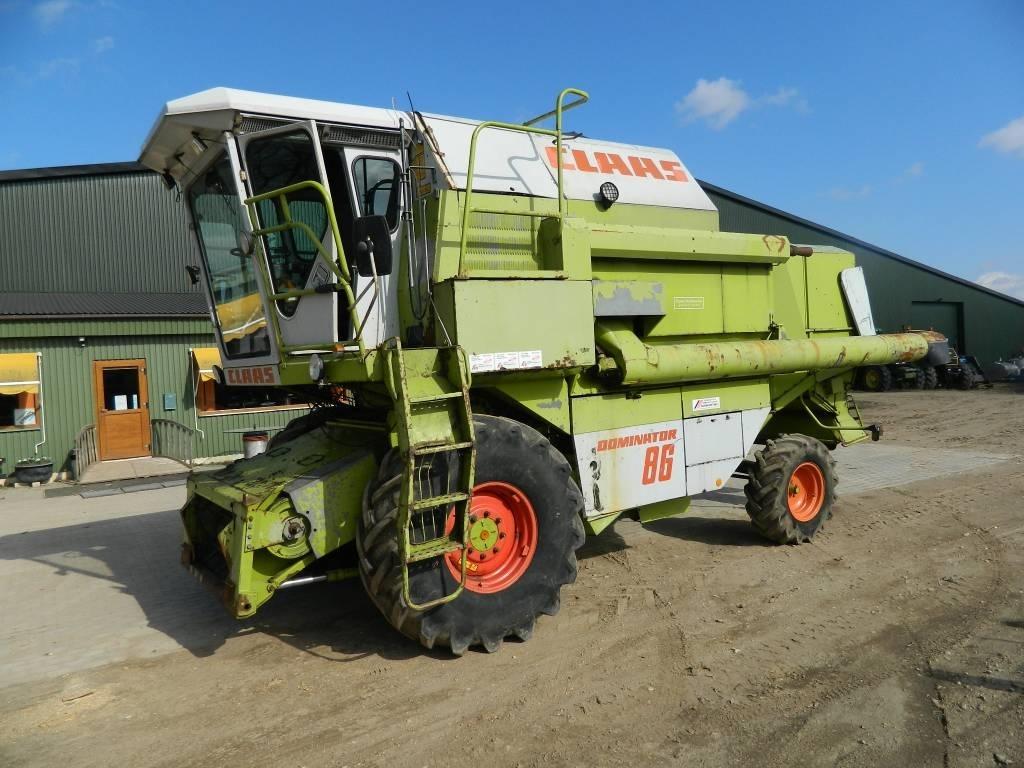 CLAAS Dominator 86 Ražas novākšanas kombaini