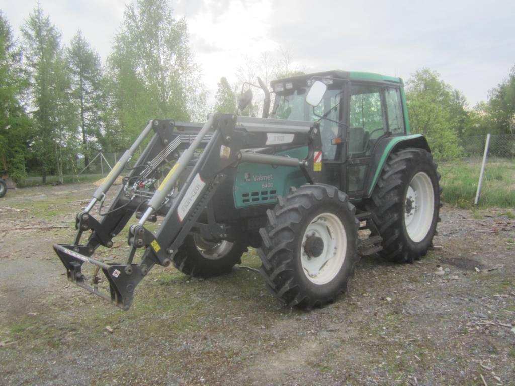 Valmet 6400 Traktori + Etukuormain Tractors