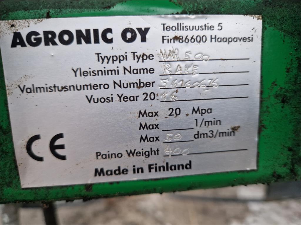 Agronic WR 500 FRONTSTRÄNGARE Övriga vallmaskiner
