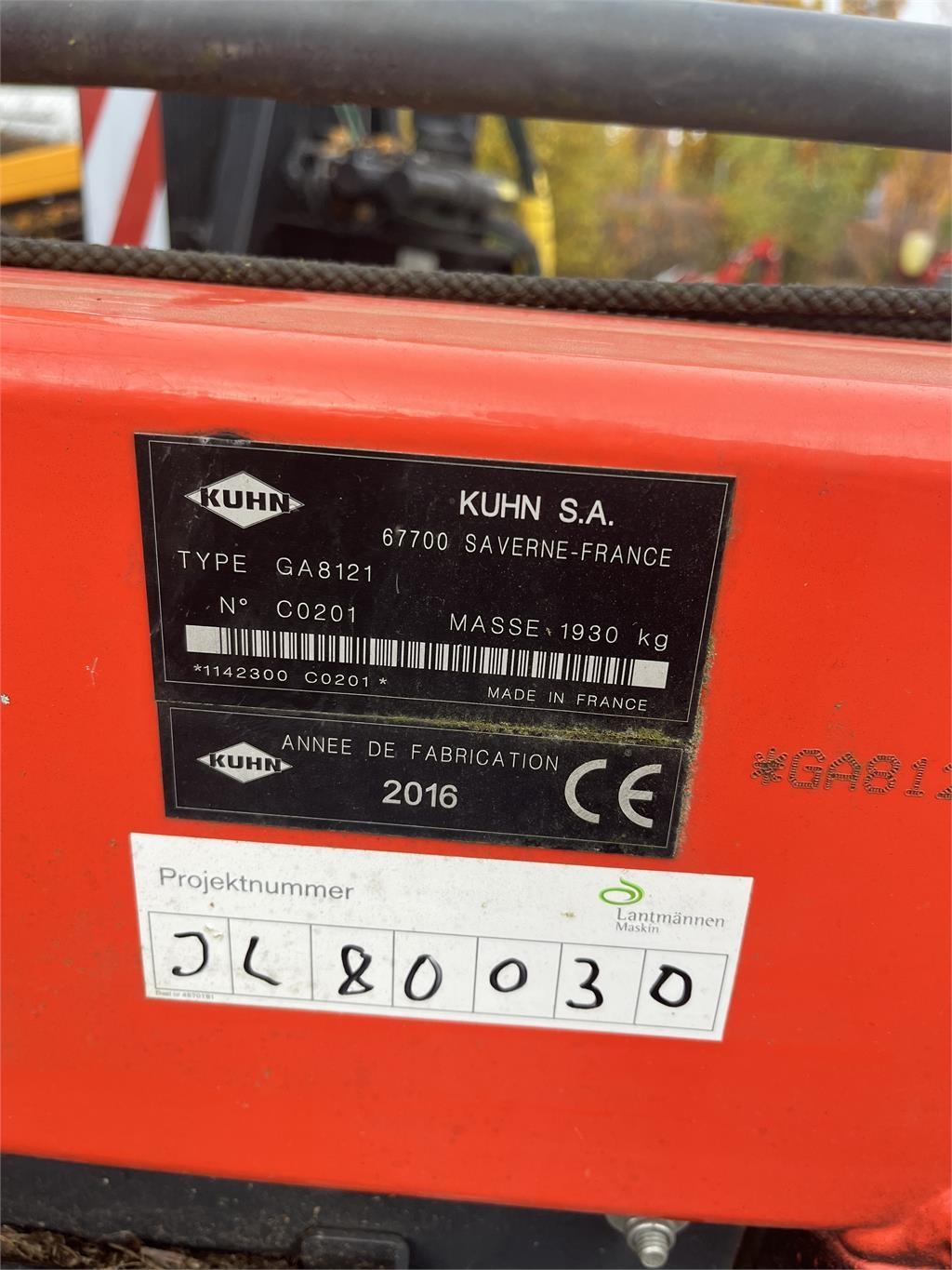 Kuhn GA 8121 Other forage harvesting equipment