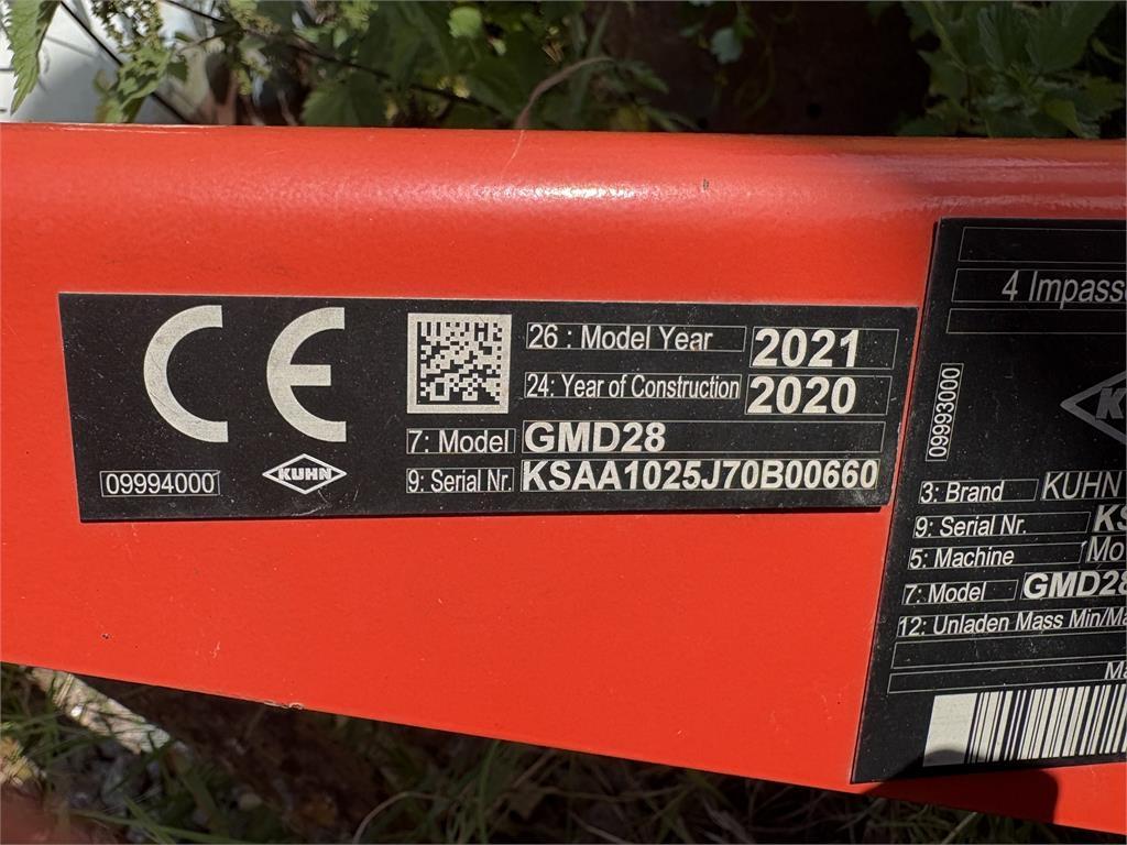 Kuhn GMD 28 Slåttermaskiner