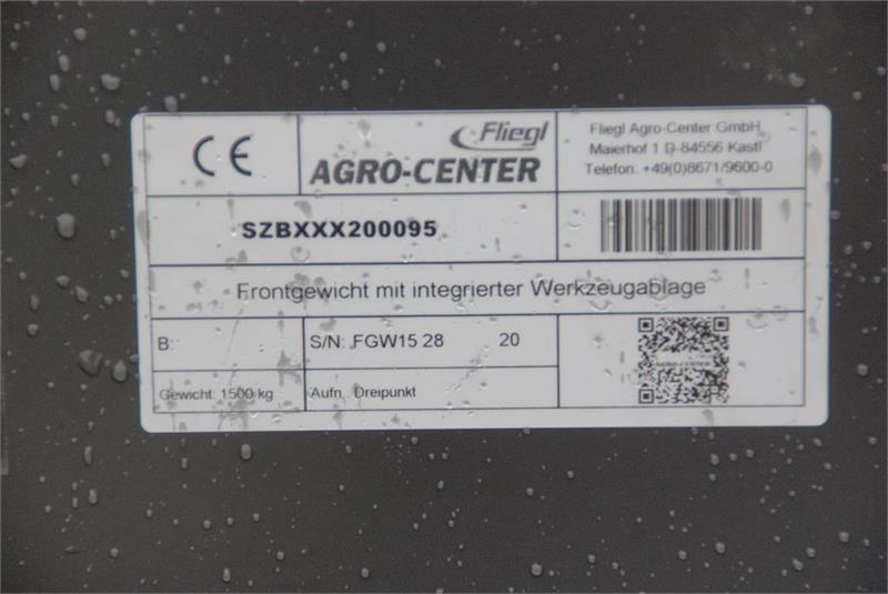 Fliegl Frontvægt 1500 kg Frontgewichte