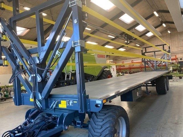 VM DINA 12,5m halmvogn RPPH med hydr klapbart sid Ballenanhänger